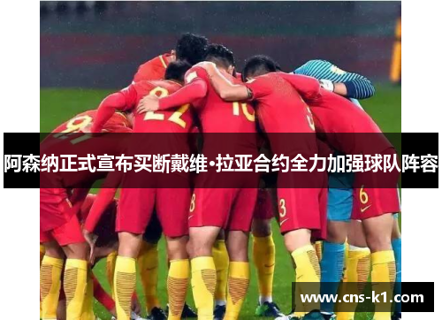 阿森纳正式宣布买断戴维·拉亚合约全力加强球队阵容
